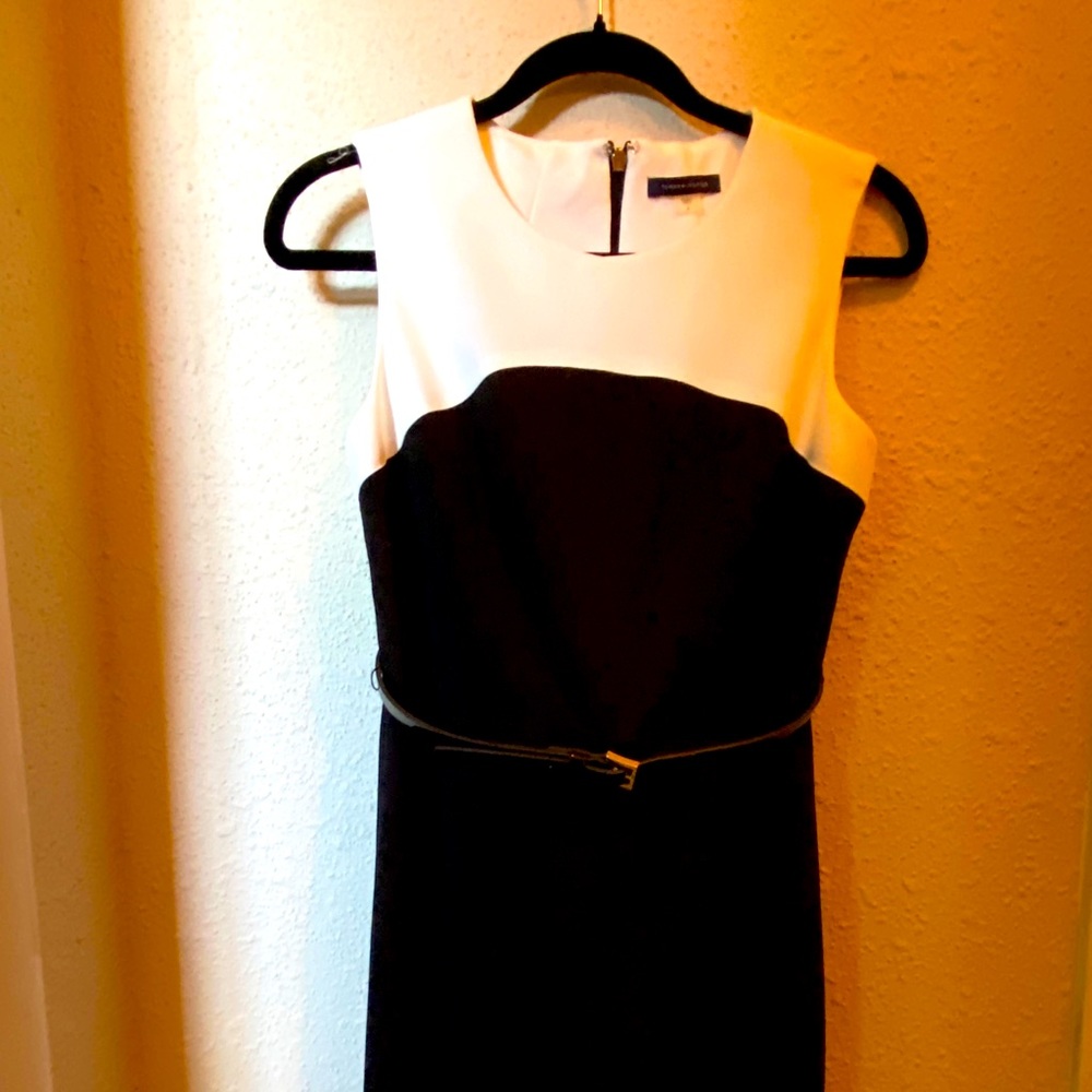 Black and white dress